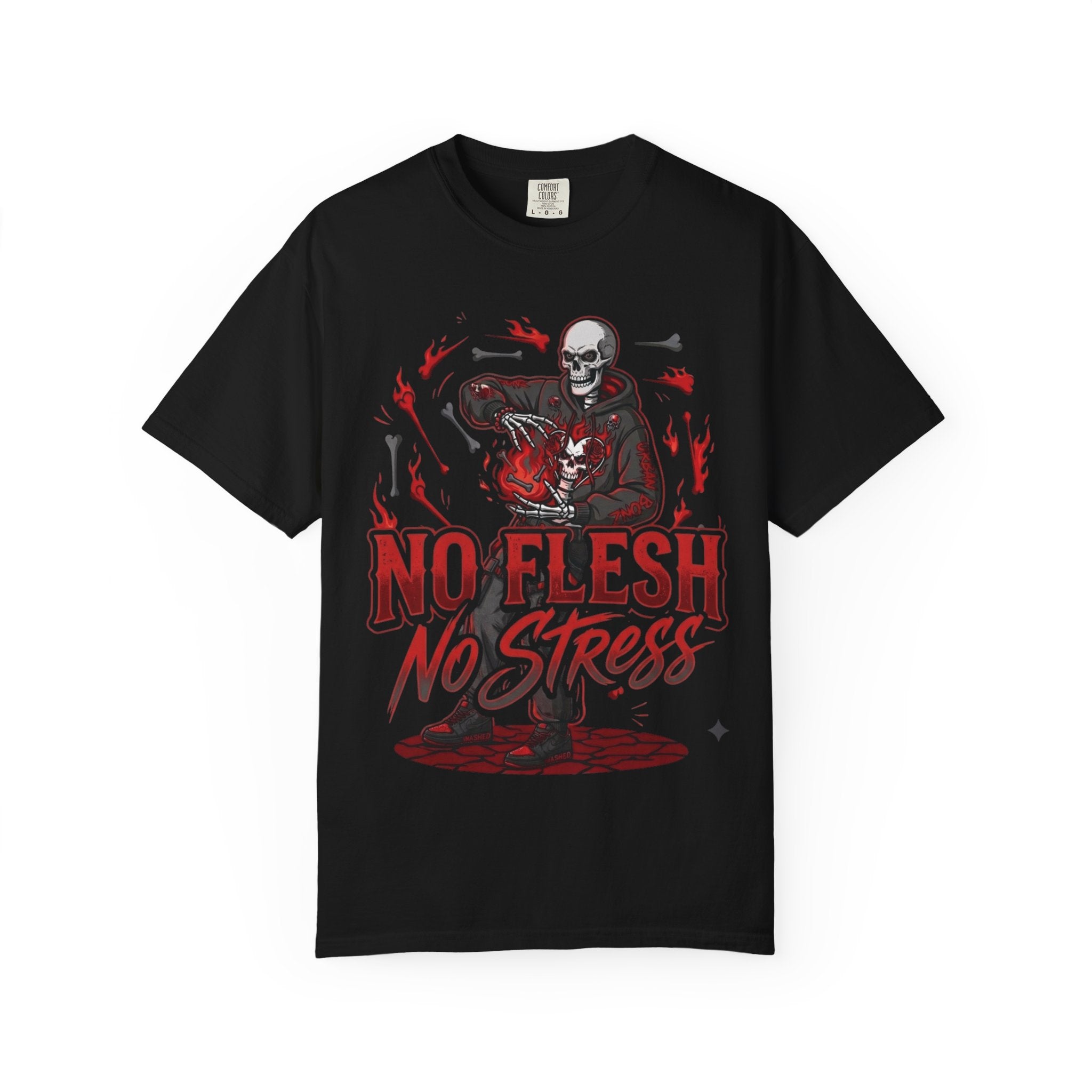 No Flesh No Stress Garment-Dyed T-shirt
