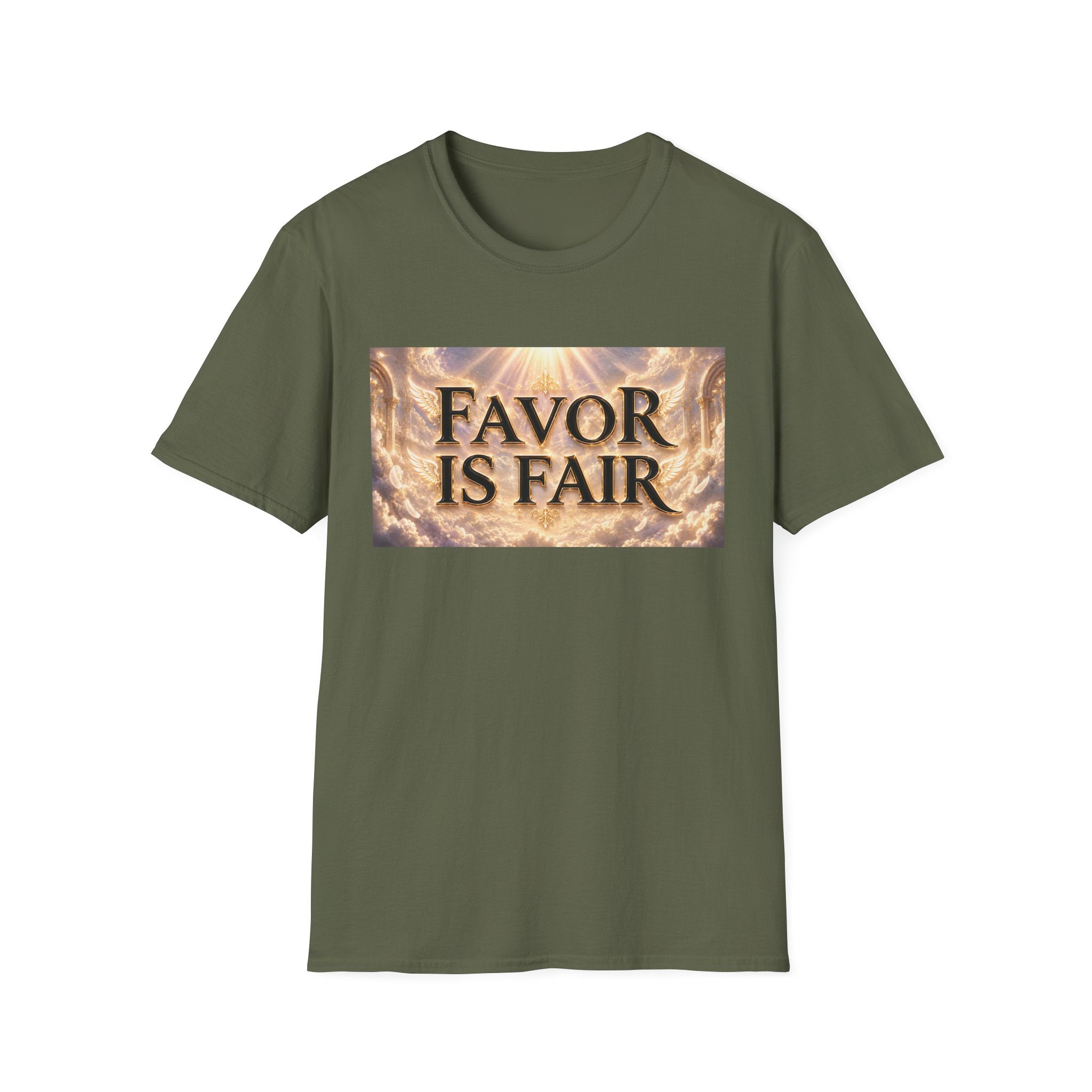 Christian Faith Graphic Tee – Inspirational "Favor Is Fair" T-Shirt | Religious Gift for Women