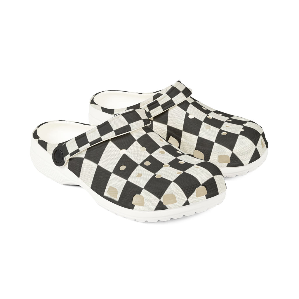 Checkered EVA Foam Rubber Shoes (AOP)