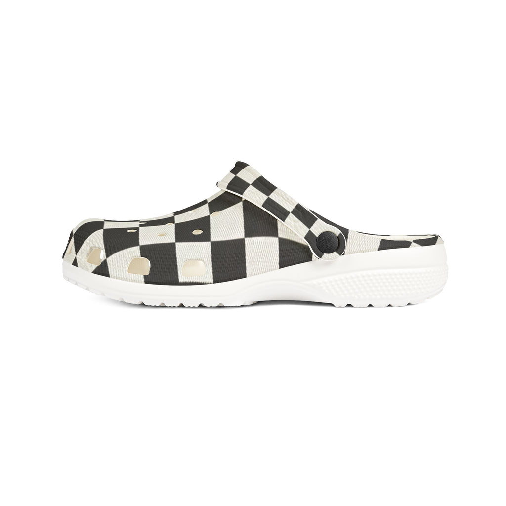 Checkered EVA Foam Rubber Shoes (AOP)