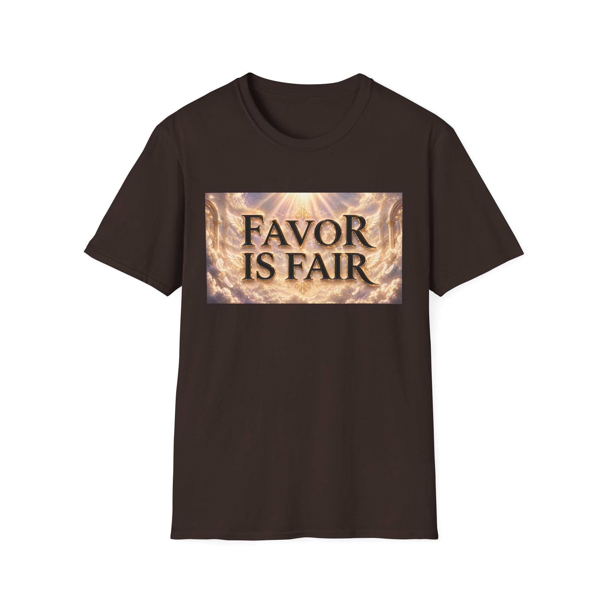 Christian Faith Graphic Tee – Inspirational "Favor Is Fair" T-Shirt | Religious Gift for Women
