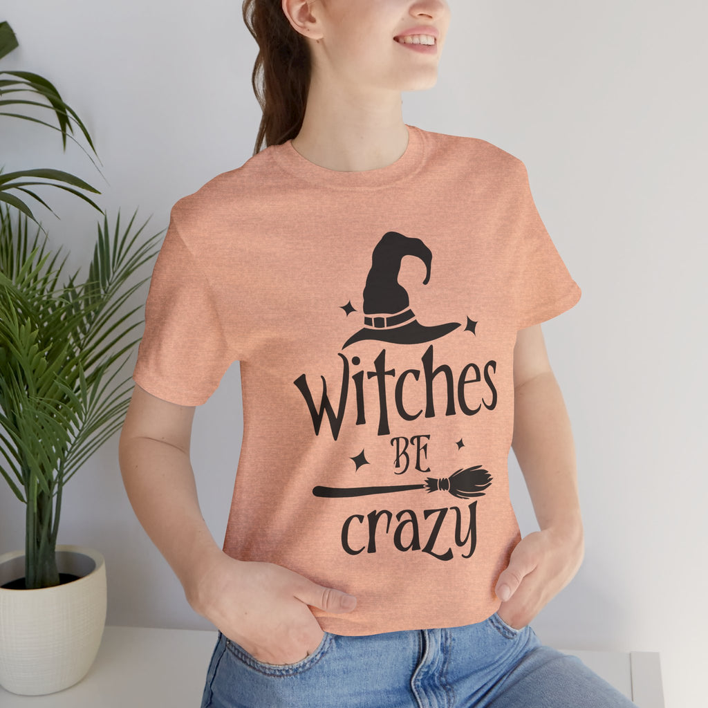 Witches Be Crazy Jersey Short Sleeve Tee