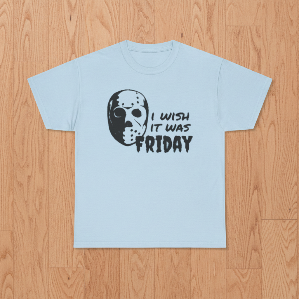 Horror Mask 'I Wish It Was Friday' T-Shirt