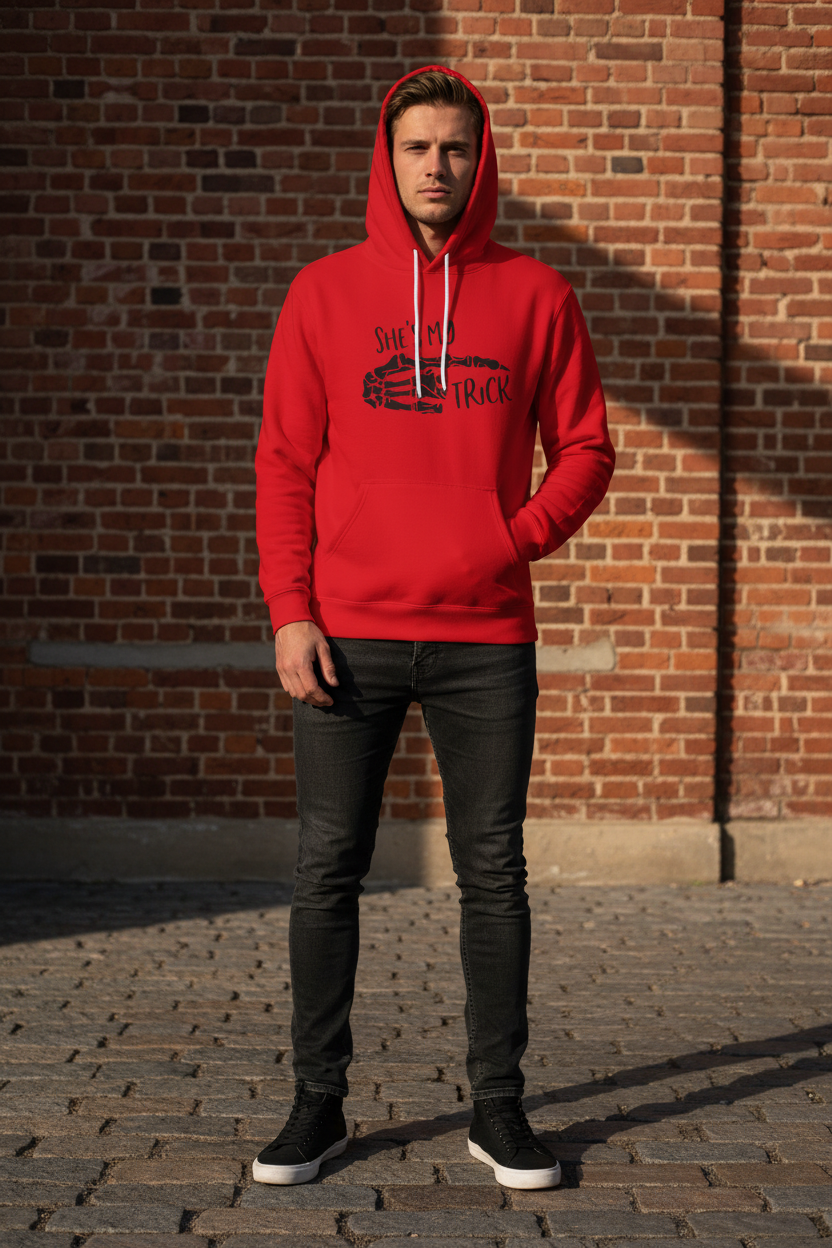 She’s My Trick Skeleton Hand Hoodie — Funny Couples Truck Lover Pullover