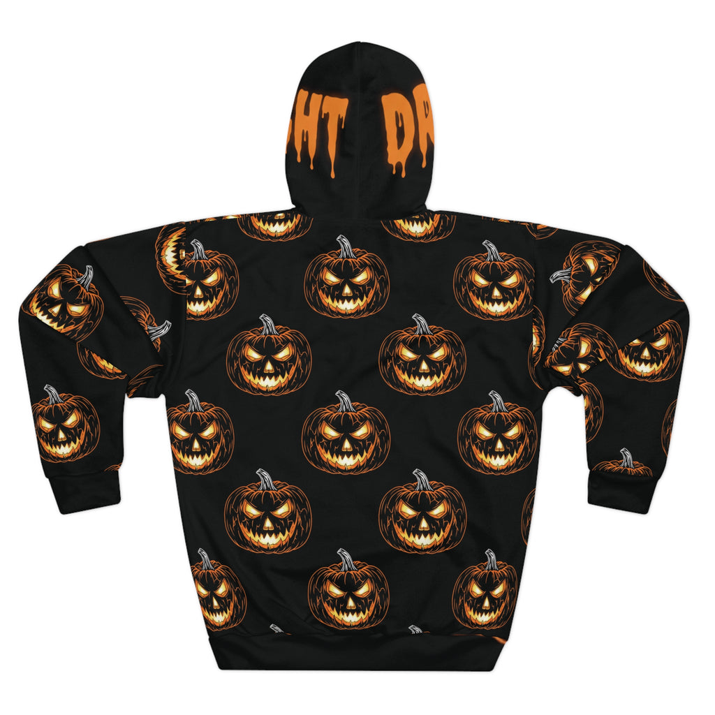 Pumpkin print Unisex Pullover Hoodie (AOP)
