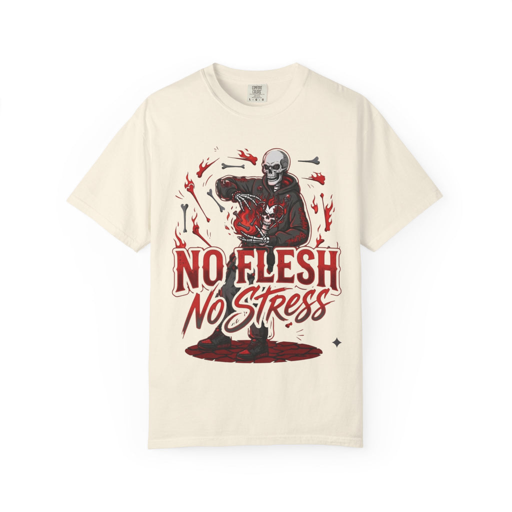 No Flesh No Stress Garment-Dyed T-shirt