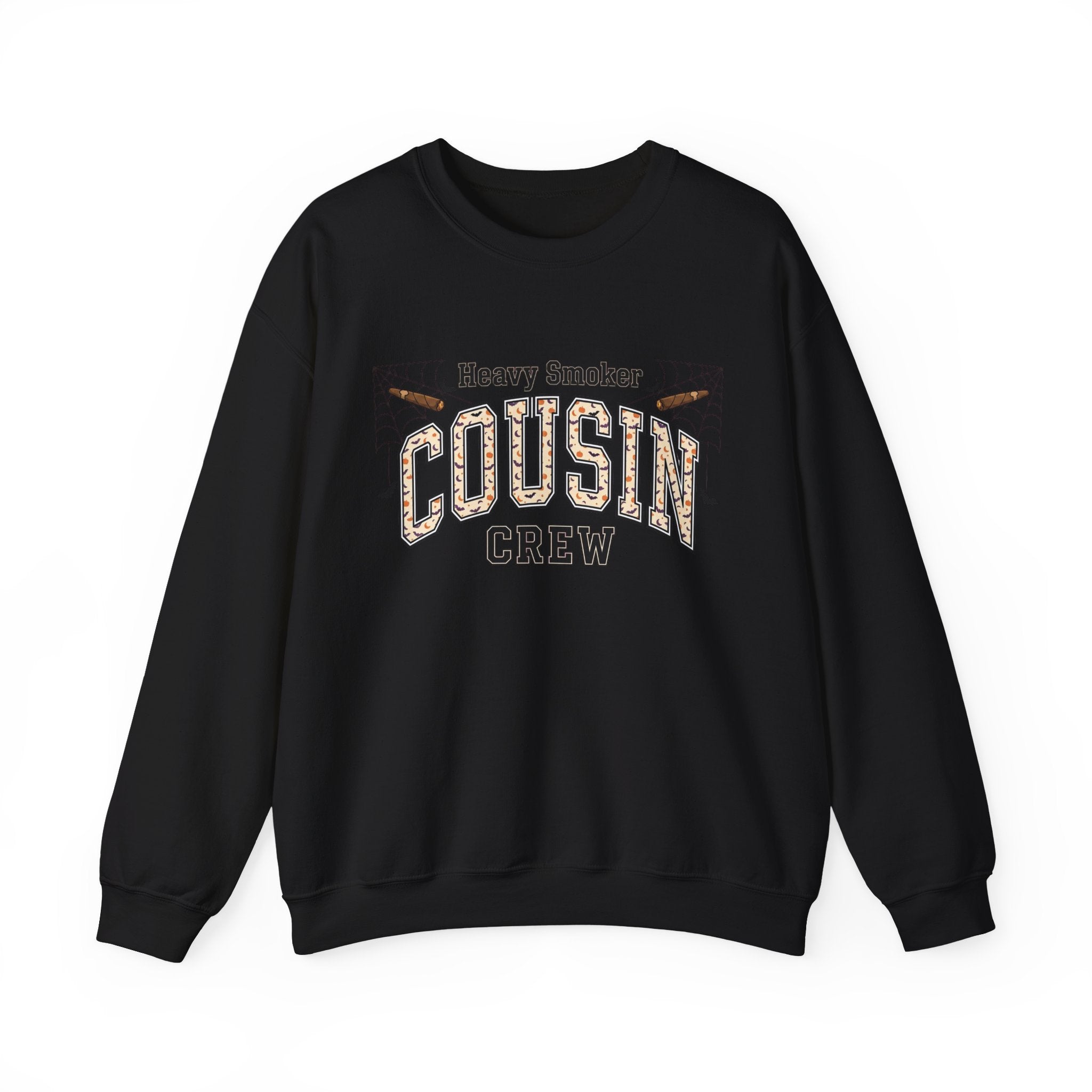 Cousin Crew Sweatshirt — "Heavy Smoker" Vintage College Style Crewneck