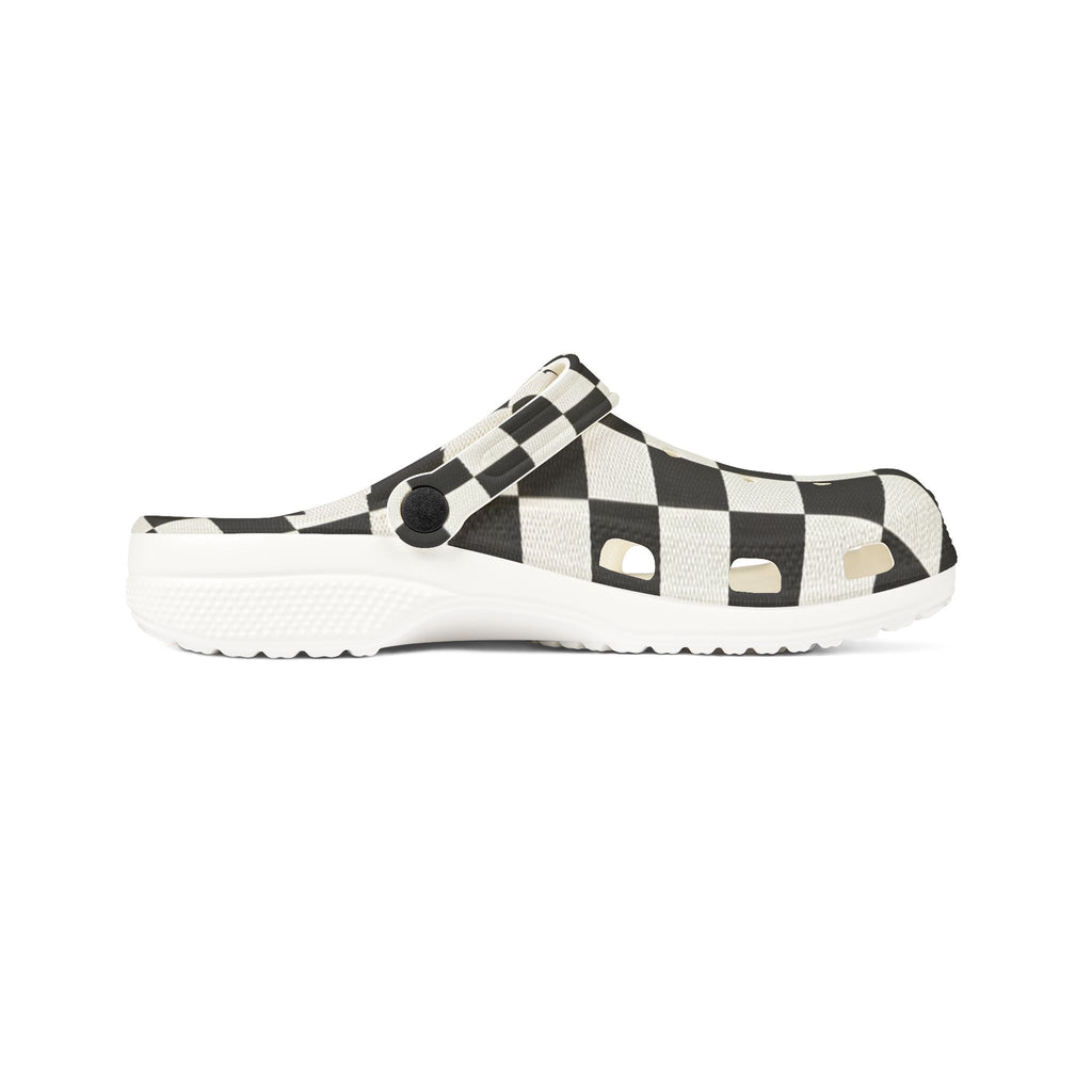 Checkered EVA Foam Rubber Shoes (AOP)