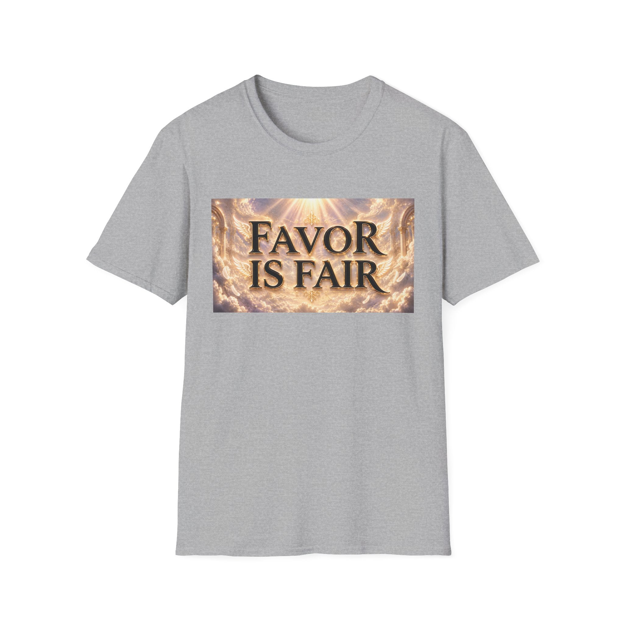 Christian Faith Graphic Tee – Inspirational "Favor Is Fair" T-Shirt | Religious Gift for Women