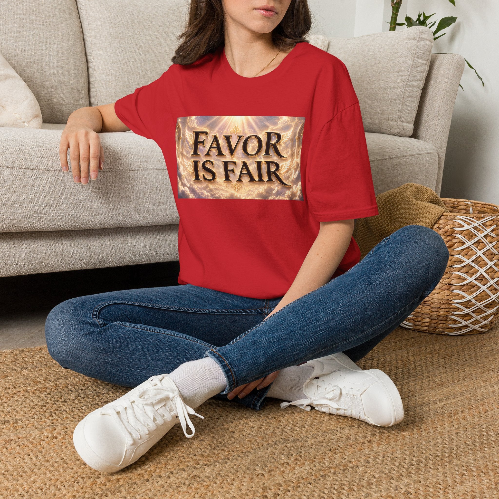 Christian Faith Graphic Tee – Inspirational "Favor Is Fair" T-Shirt | Religious Gift for Women