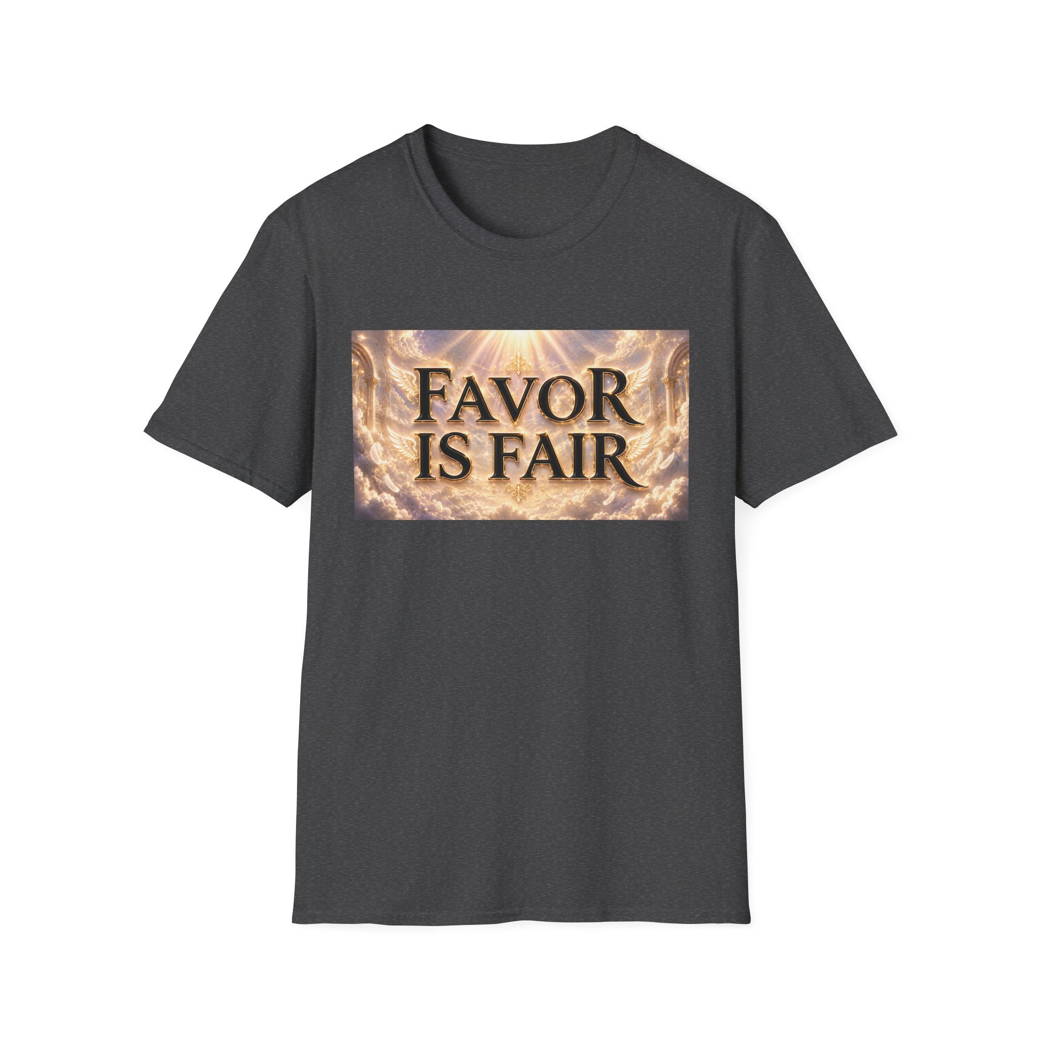 Christian Faith Graphic Tee – Inspirational "Favor Is Fair" T-Shirt | Religious Gift for Women