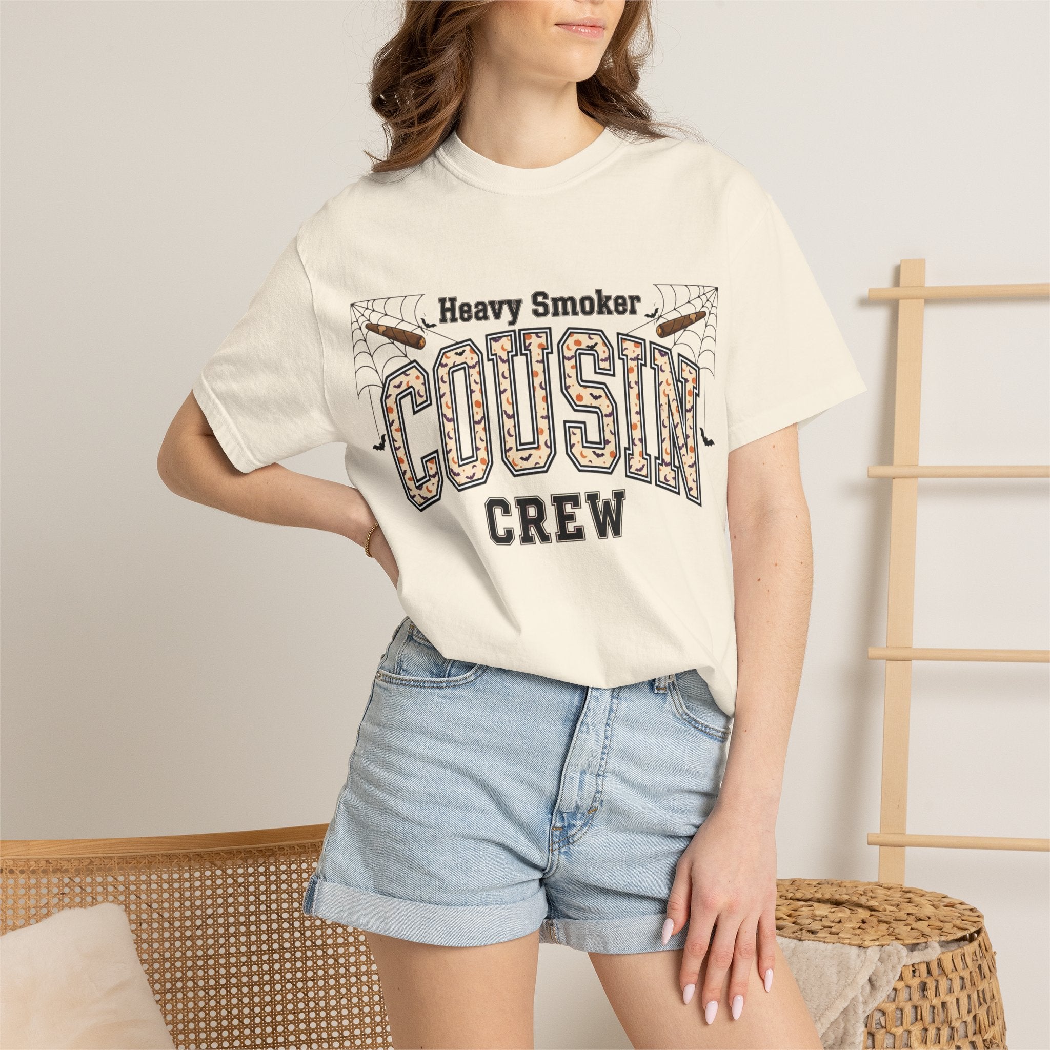 Heavy Smoker Cousin Crew T-Shirt