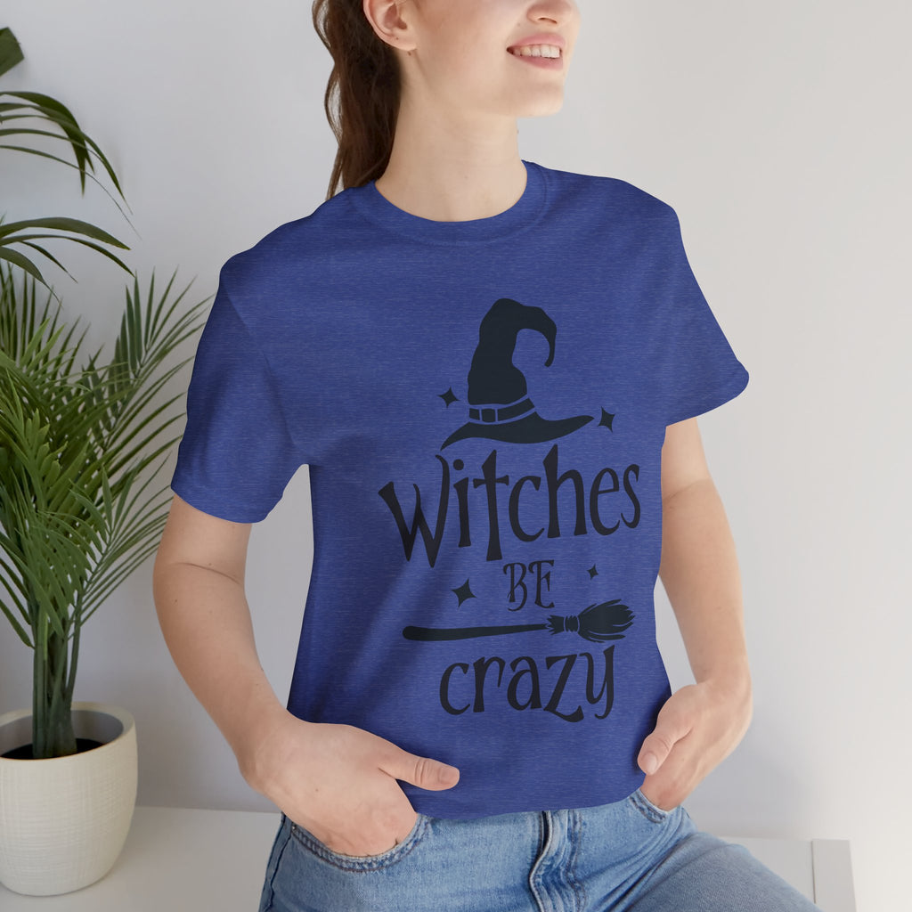 Witches Be Crazy Jersey Short Sleeve Tee