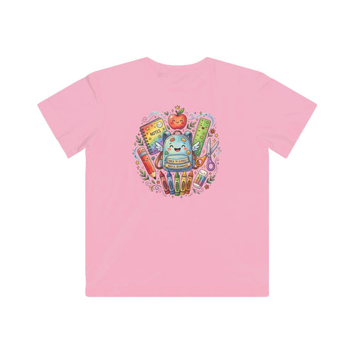 Back to School Kids Tee – Soft Fine Jersey Graphic T-Shirt | Vivid Vibes