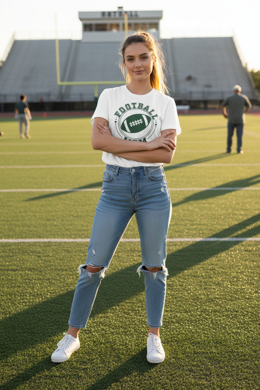 Football Mom Tee