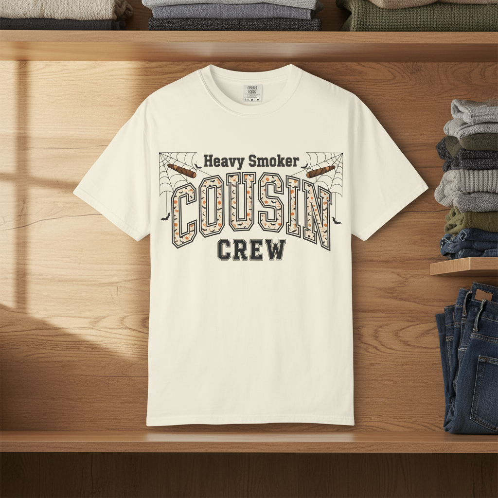 Heavy Smoker Cousin Crew T-Shirt