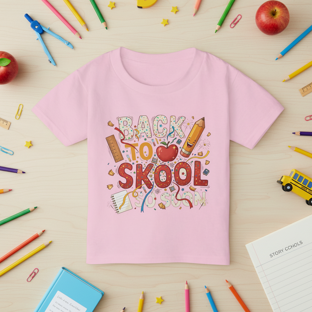 Back to school Heavy Cotton™ Toddler T-shirt