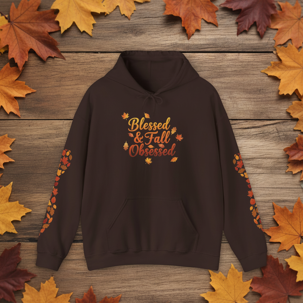 Blessed & Fall Obsessed Heavy Blend™ Hooded Sweatshirt