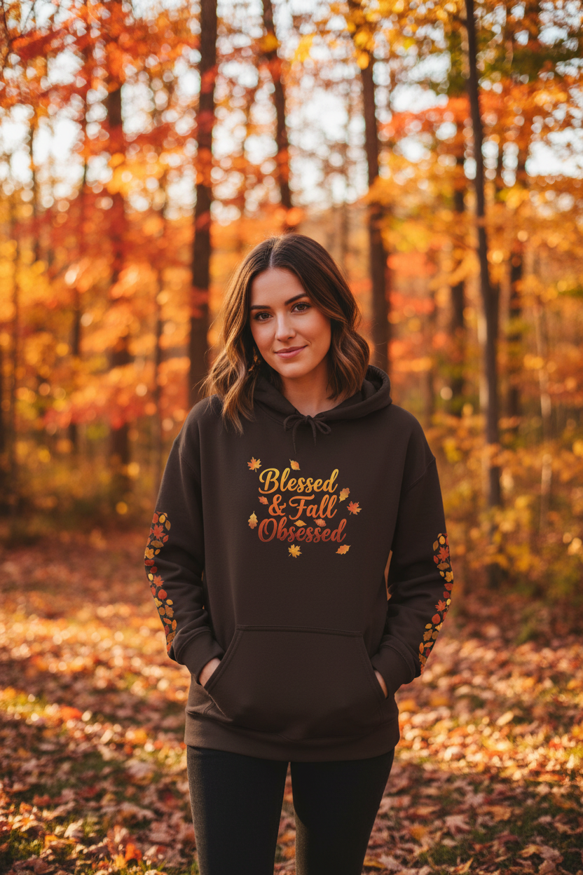 Blessed & Fall Obsessed Heavy Blend™ Hooded Sweatshirt
