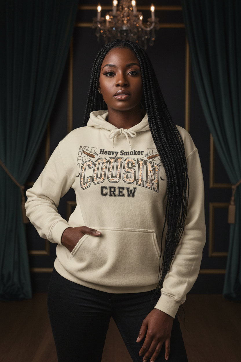 Cousin Crew Hoodie – Matching Family Reunion Sweatshirt | Funny Gift for Cousins