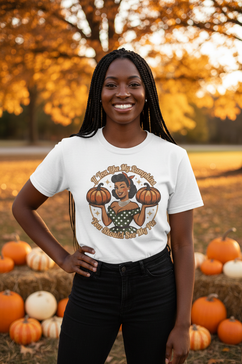 If You Like My Pumpkin | Funny Fall Unisex Tee