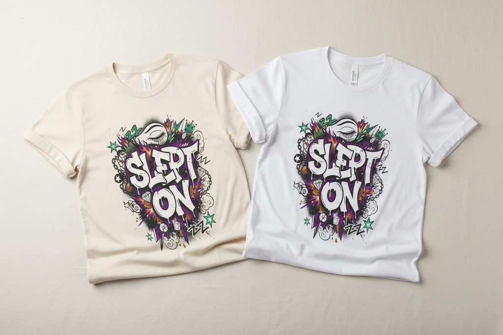 Slept On Unisex Garment-Dyed T-shirt