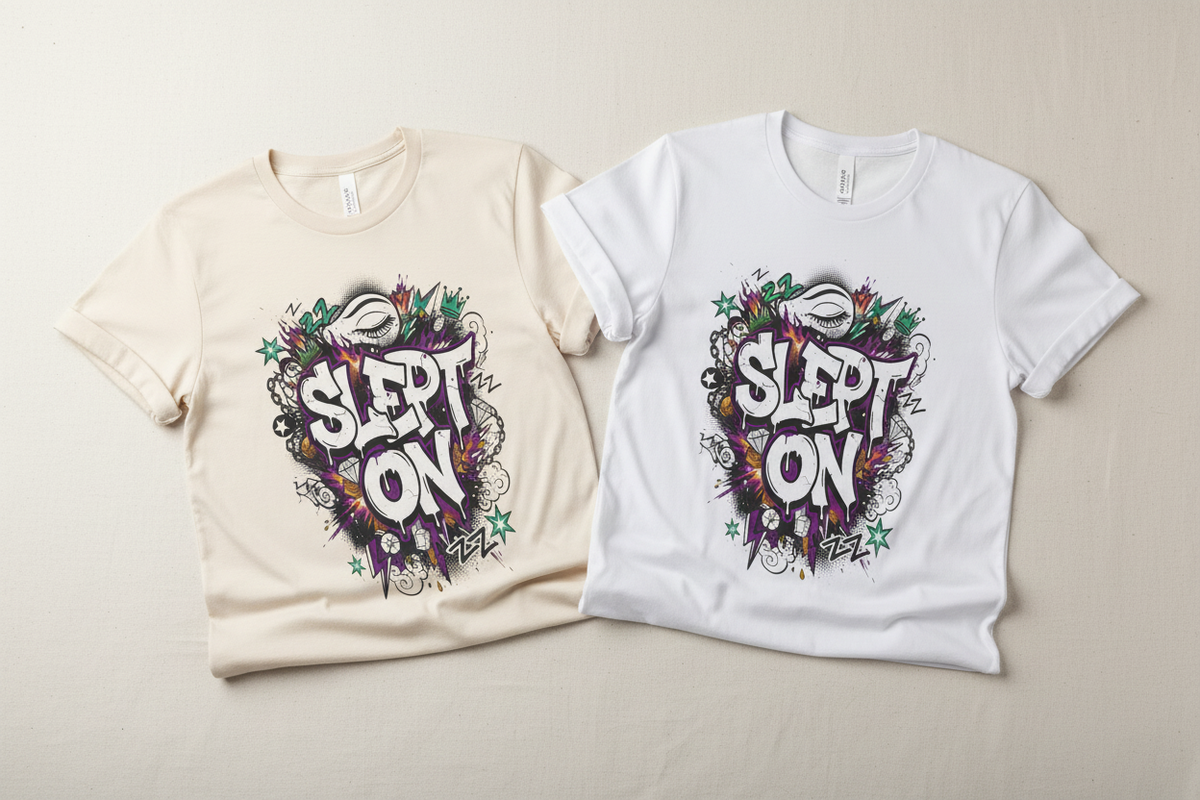 Slept On Unisex Garment-Dyed T-shirt